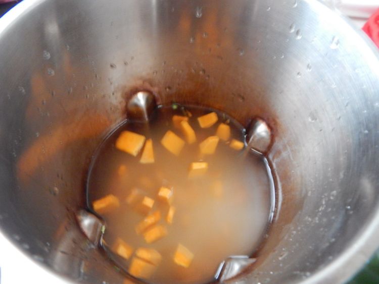南瓜玉米粒米糊步骤8