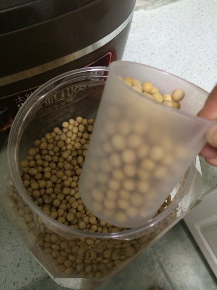 冰糖醇豆浆步骤1