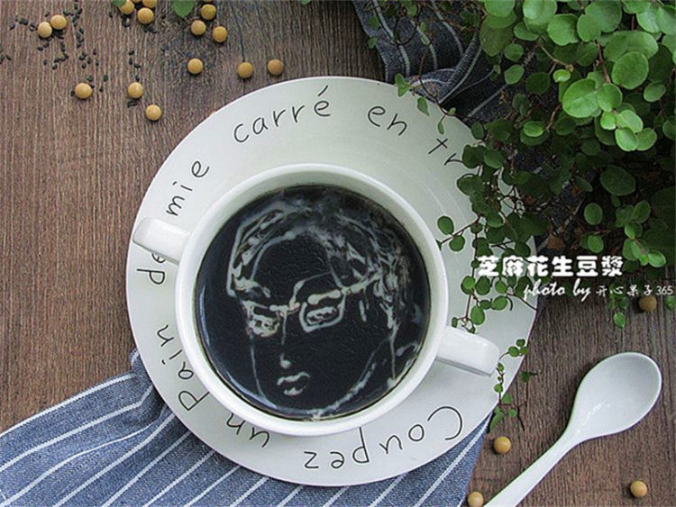 芝麻花生香浓豆浆步骤9
