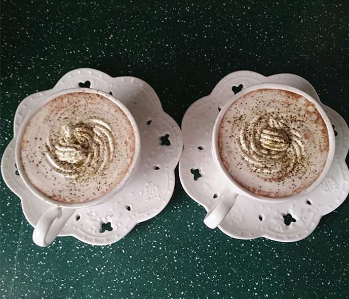 抹茶巧克力摩卡步骤7