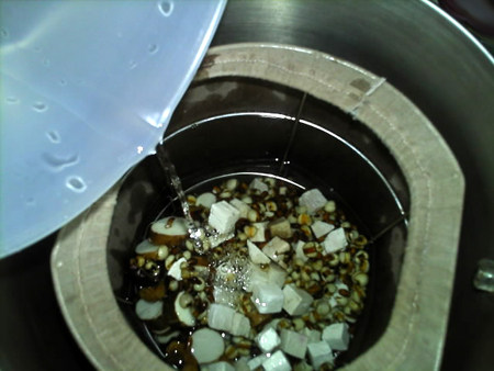 祛湿黑麦山药糊步骤8