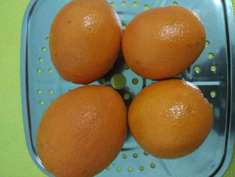 糖渍橙皮步骤1