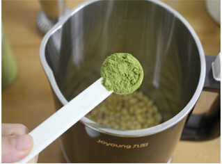 抹茶豆浆步骤3