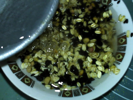 黑米燕麦黑黄豆浆步骤3