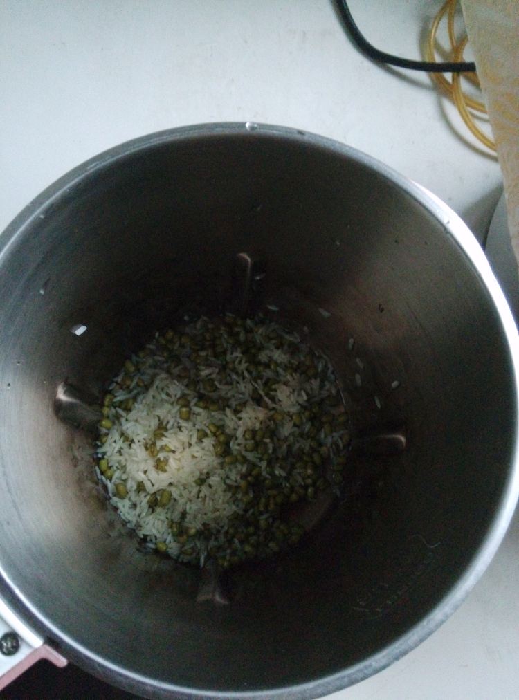 绿豆米糊步骤2