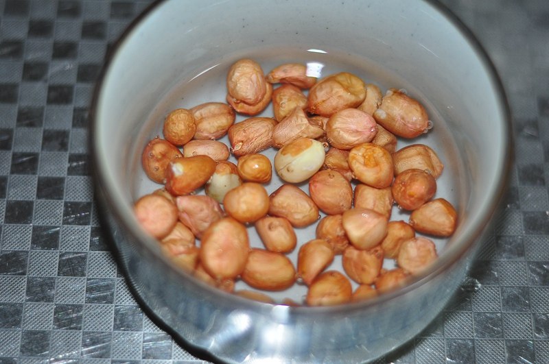 鹰嘴豆花生豆浆步骤6