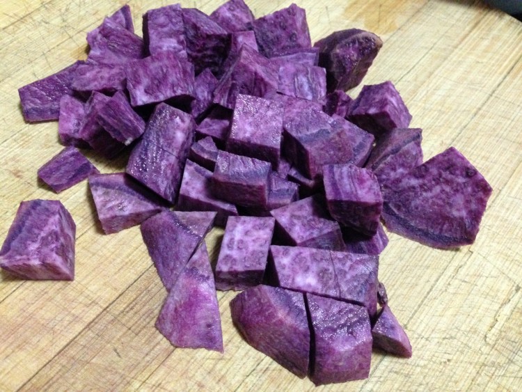 紫薯豆浆步骤1