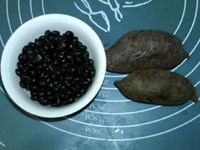 紫薯黑豆浆步骤1