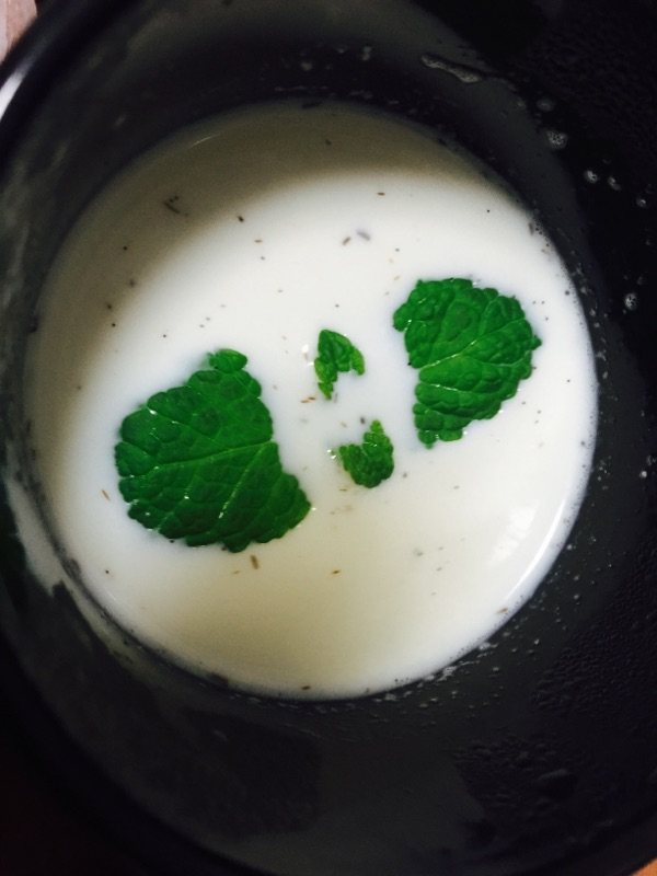 薄荷香草奶步骤5