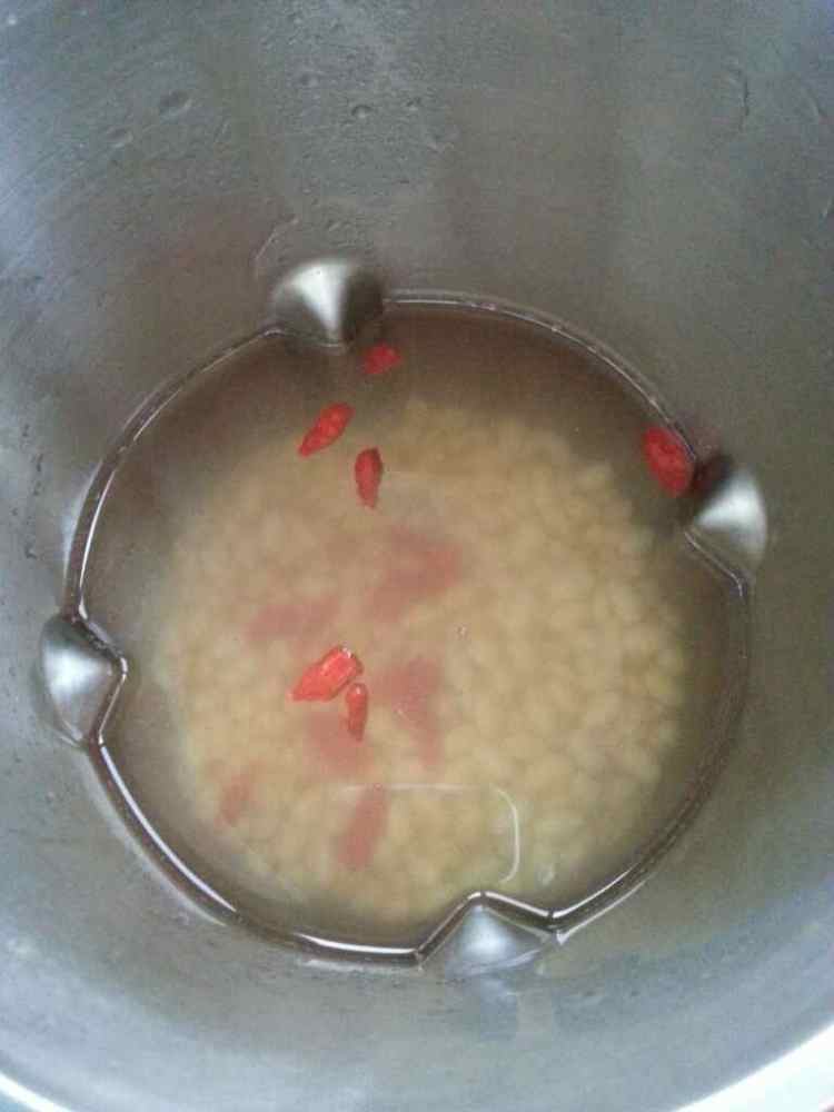 枸杞小米豆浆步骤7