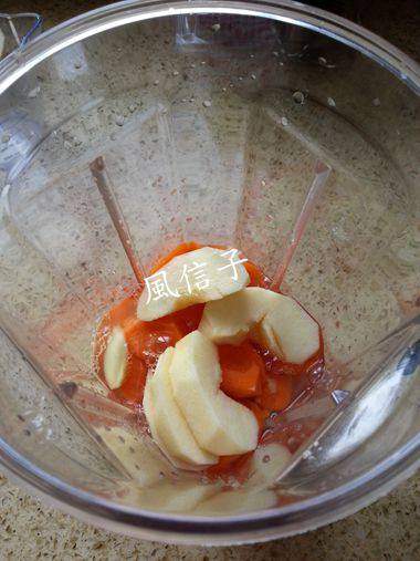胡萝卜苹果风味饮步骤7