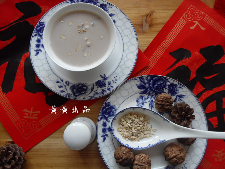 核桃燕麦豆浆步骤7