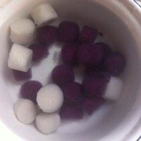 【手工美食】芋圆牛奶步骤3