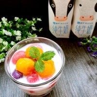 【手工美食】芋圆牛奶步骤12