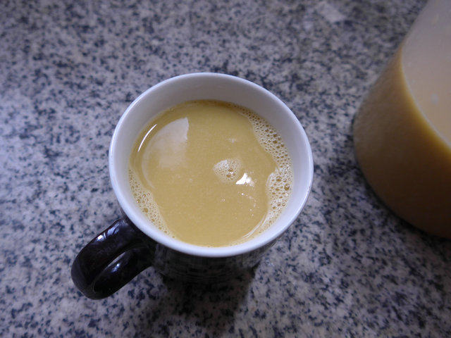 枸杞香蕉豆浆步骤11