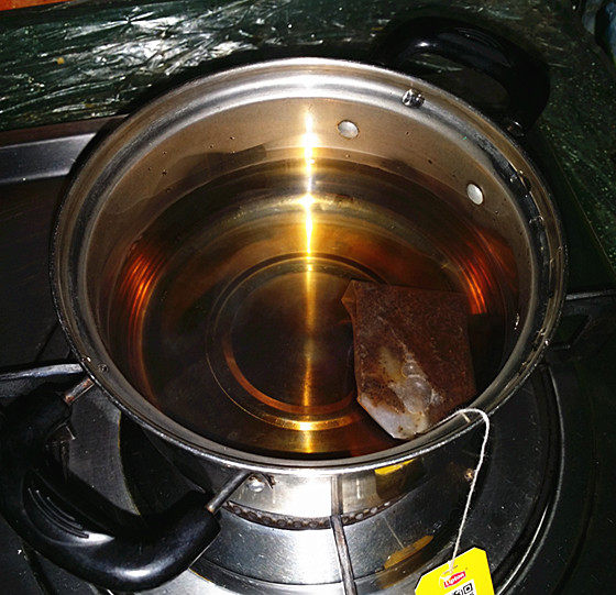 咖啡红糖奶茶步骤2