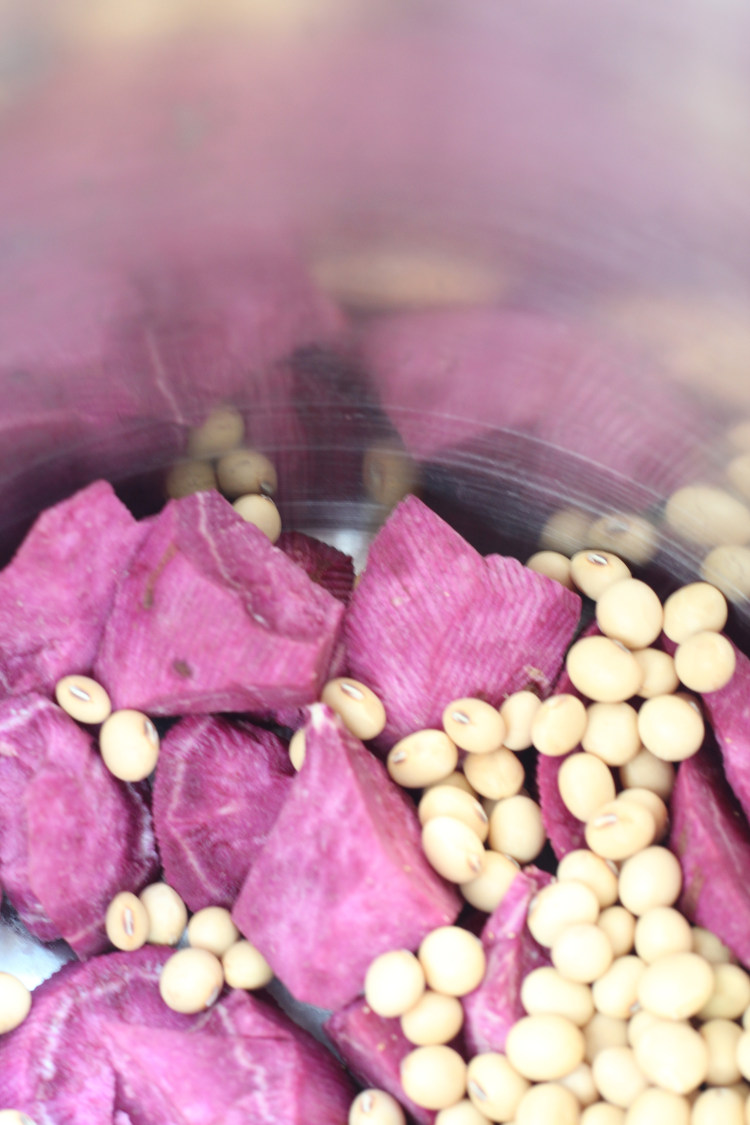 迷情紫薯豆浆步骤2