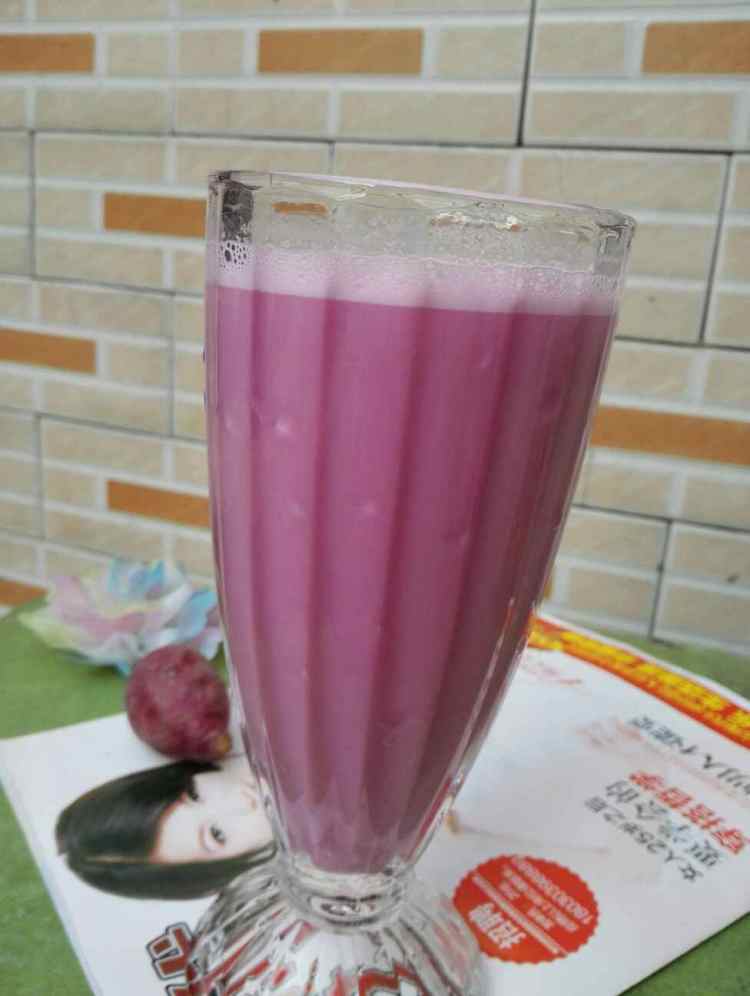 营养紫薯奶昔步骤8