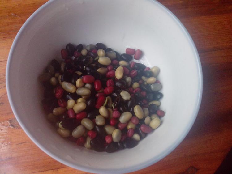 三豆豆浆步骤2