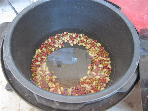 红豆绿豆豆浆步骤2