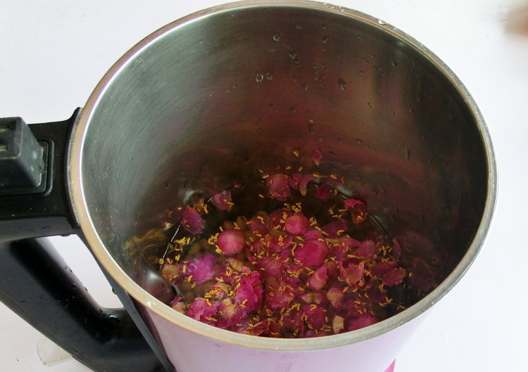 芍药花豆浆步骤7
