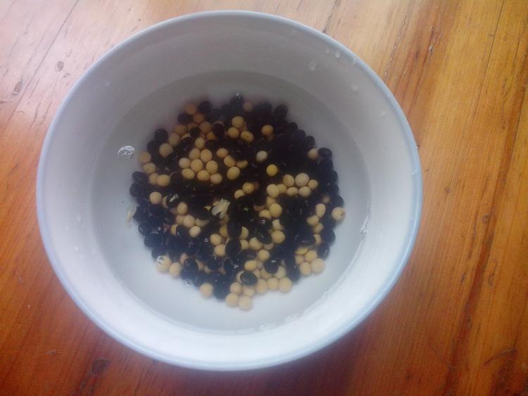 黄黑豆浆步骤2