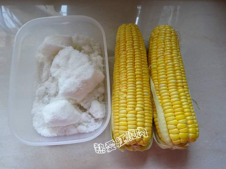 浓香玉米汁步骤1