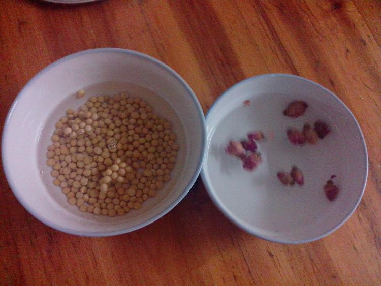 玫瑰豆浆步骤3