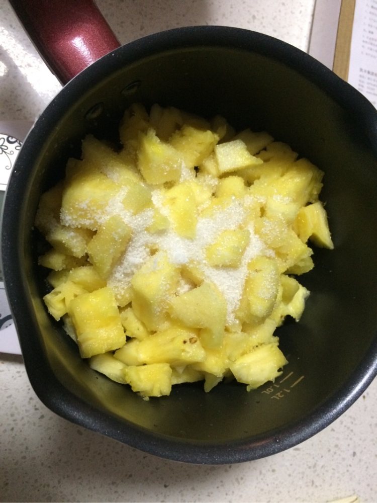 椰香菠萝冰糕步骤4