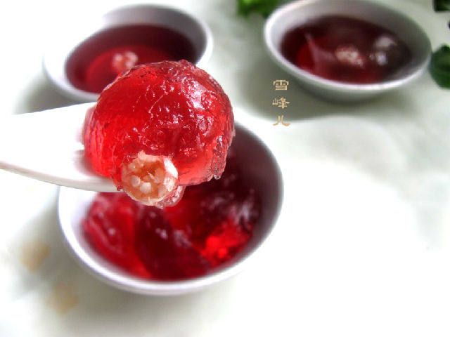 朗姆花茶果冻步骤10