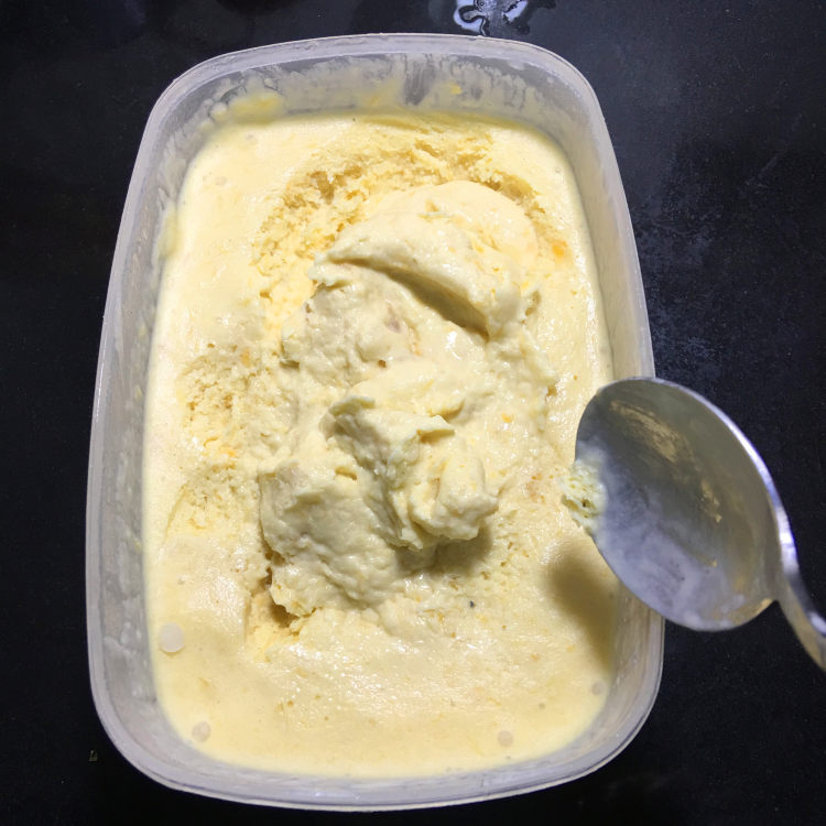 奶油香草芒果冰淇淋#步骤18