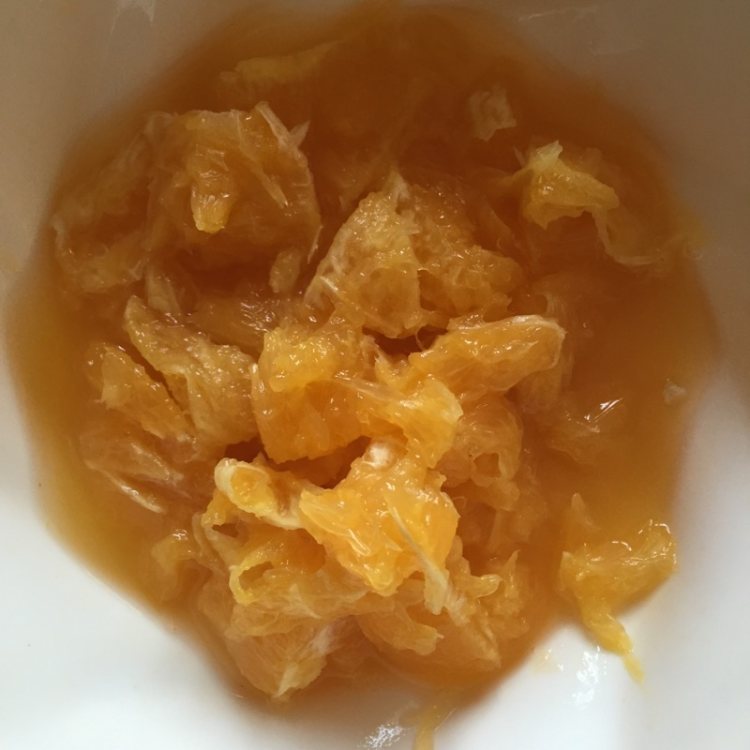 橙奶双色果冻步骤1