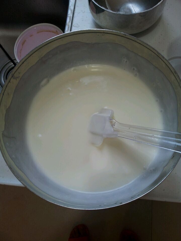 火龙果优格慕斯步骤7