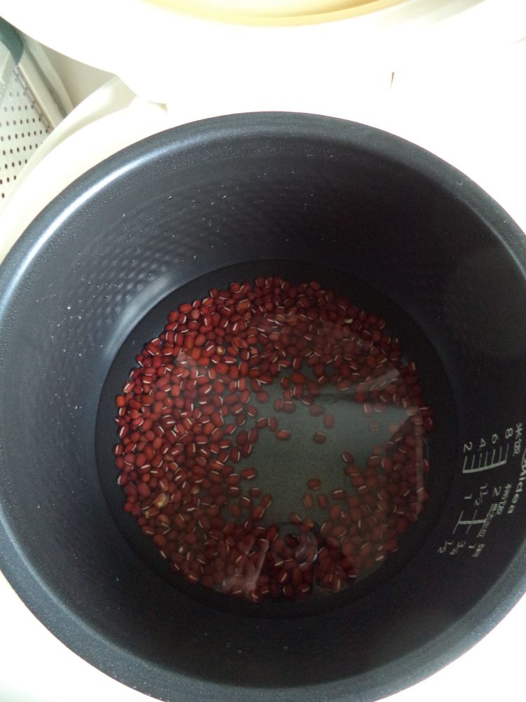红豆刨冰步骤1