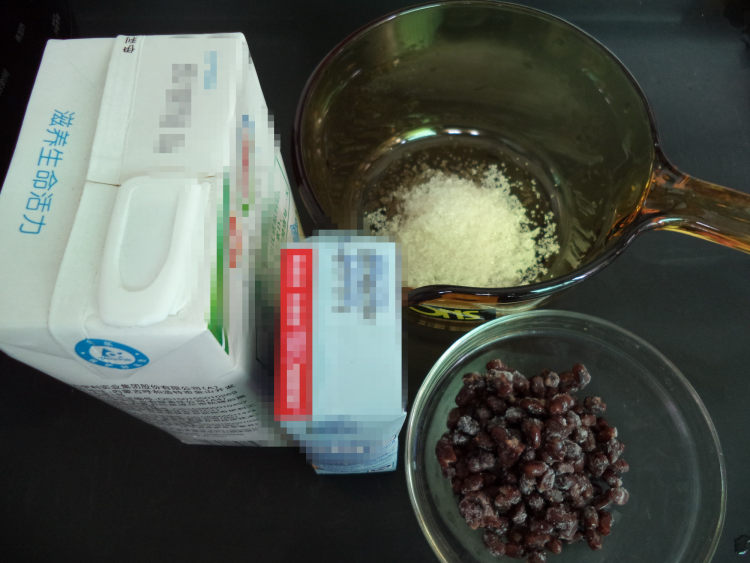 蜜豆奶棒步骤1