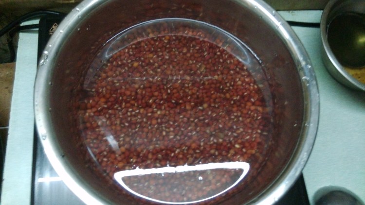 红豆糕步骤1