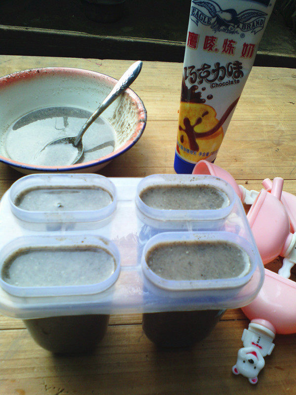黑芝麻冰棍步骤4