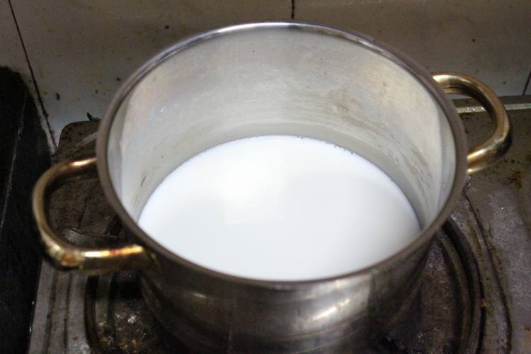 抹茶蜜豆冰淇淋步骤3