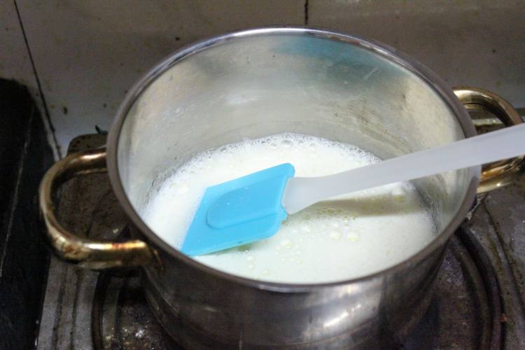 抹茶蜜豆冰淇淋步骤5