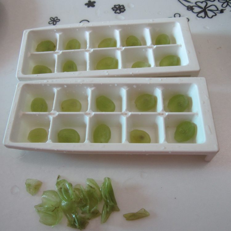 菠萝爽葡萄冰块步骤2