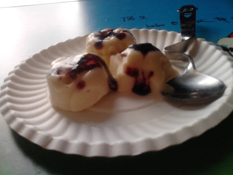 蓝莓味冰淇淋步骤9