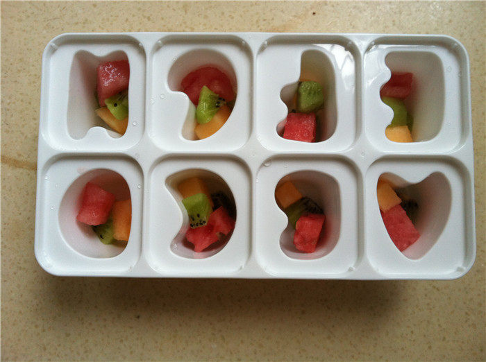 三色水果酸奶棒冰步骤5