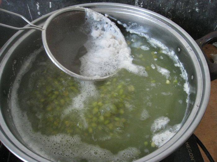 牛奶绿豆冰棍步骤2