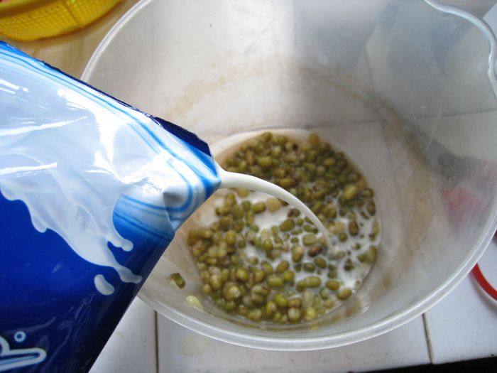 牛奶绿豆冰棍步骤9