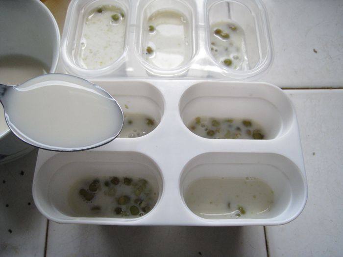 牛奶绿豆冰棍步骤12