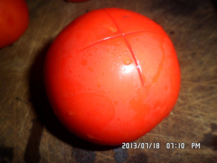 桂花冰镇番茄步骤2