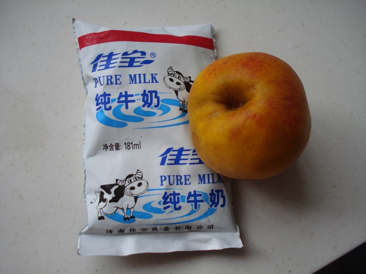 黄桃冰棍步骤1