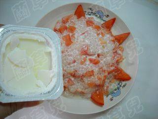 西米酸奶捞—冰雪火焰步骤10