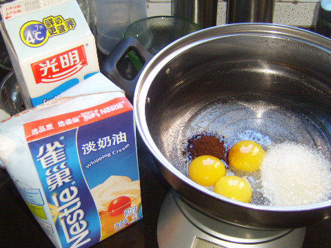 摩卡冰淇淋步骤1