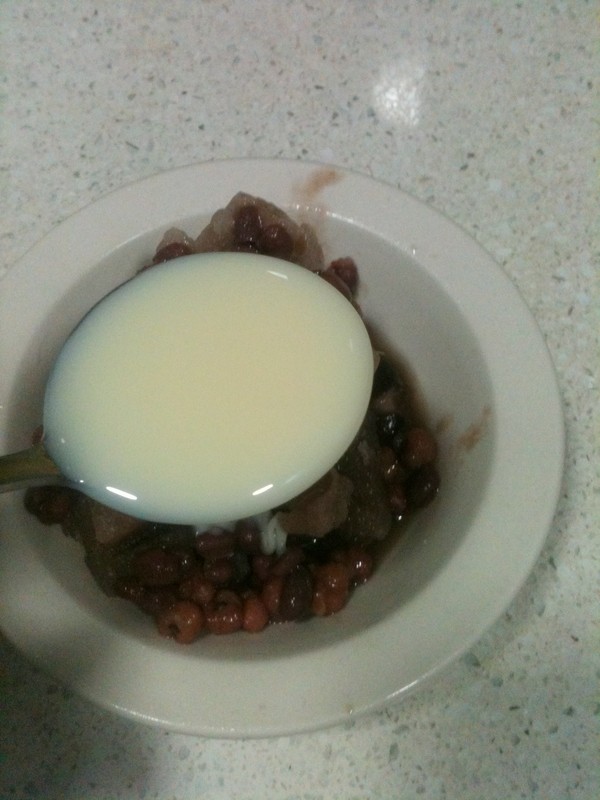什锦豆沙冰步骤8